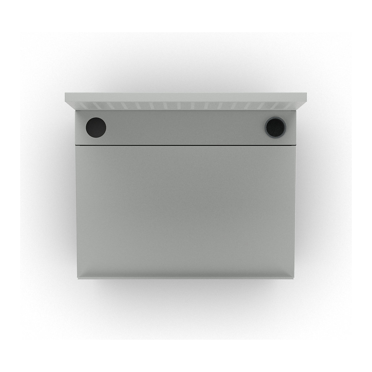 Computer workstation, sheet steel – eurokraft pro (Product illustration 15)-14