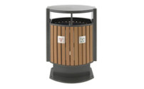 Contenitore per rifiuti, simil-legno