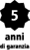 5 anni di garanzia