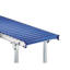Light duty roller conveyor, aluminium frame with plastic rollers