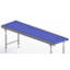 Light duty roller conveyor, steel frame with plastic rollers