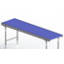 Light duty roller conveyor, steel frame with plastic rollers