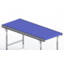 Light duty roller conveyor, steel frame with plastic rollers
