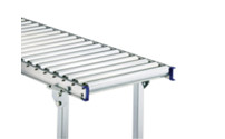 Light duty roller conveyor, steel frame, zinc plated steel rollers