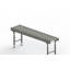 Roller conveyor, steel frame with zinc plated steel rollers