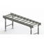 Roller conveyor, steel frame with zinc plated steel rollers