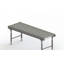 Roller conveyor, steel frame with zinc plated steel rollers