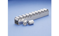 Heavy duty roller track with steel cylinder rollers with 45 mm &Oslash;
