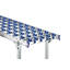 Light duty skate wheel conveyor, aluminium frame with plastic skate wheels