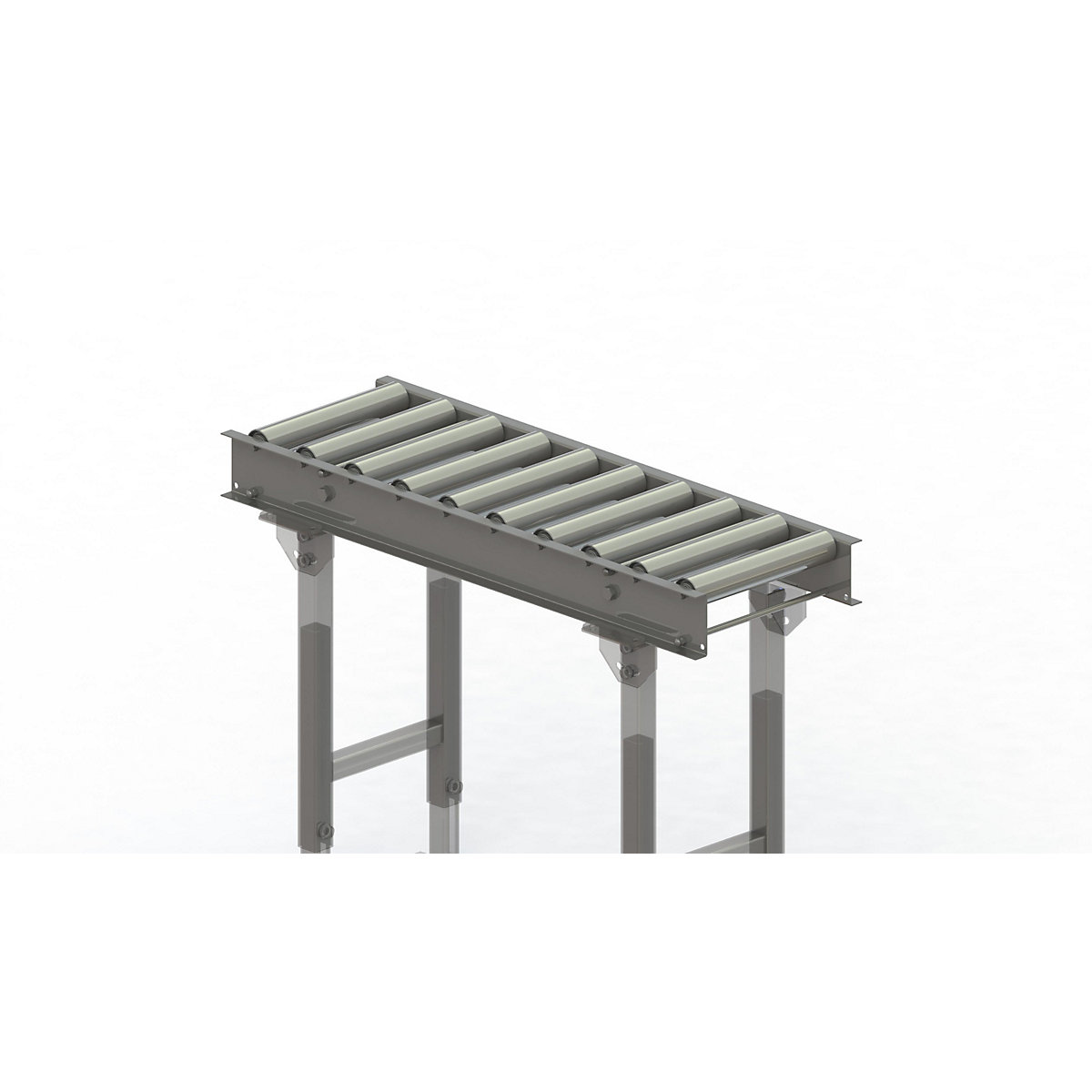 Gura – Roller conveyor, steel frame with zinc plated steel rollers