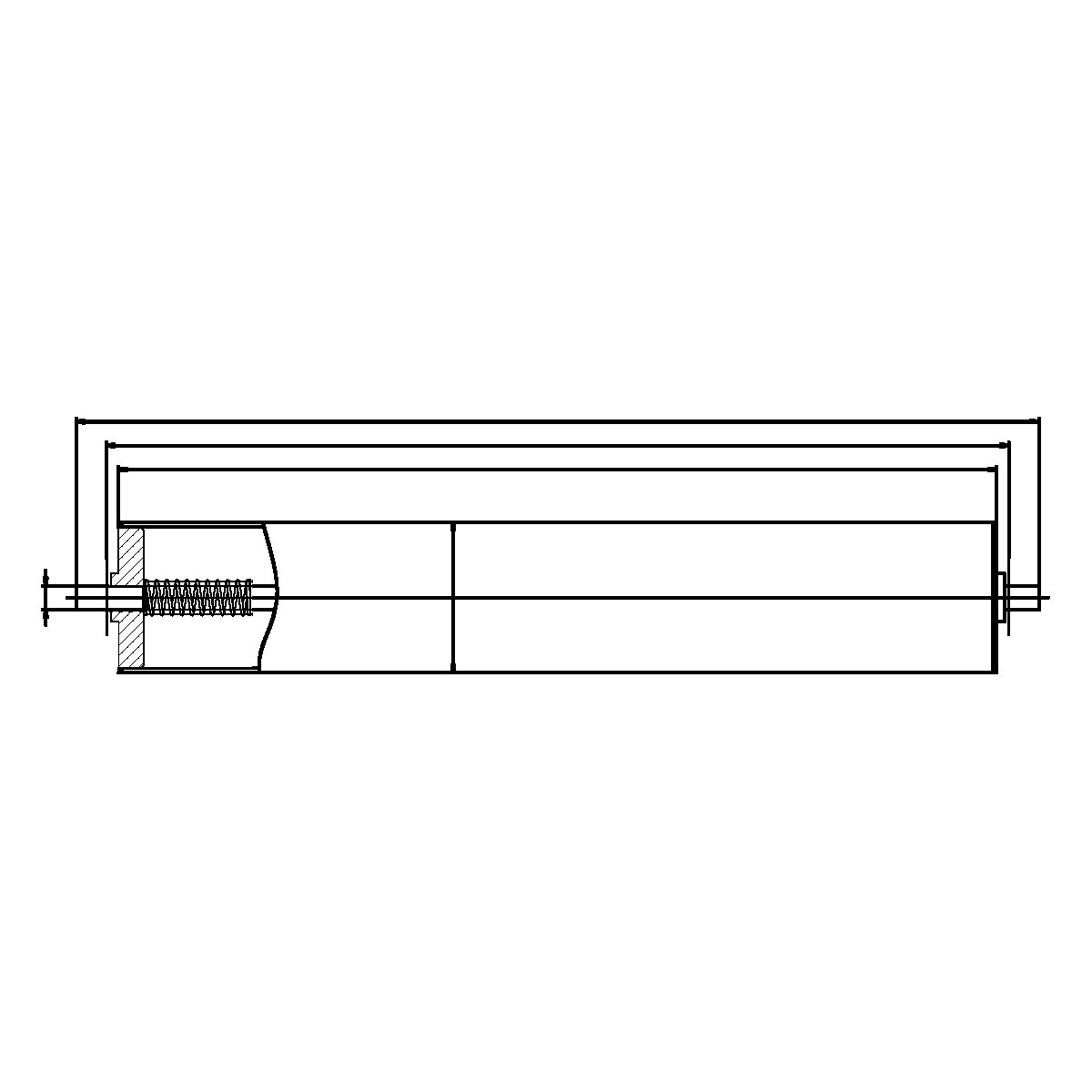 Roller conveyor, steel frame with zinc plated steel rollers – Gura (Product illustration 5)-4