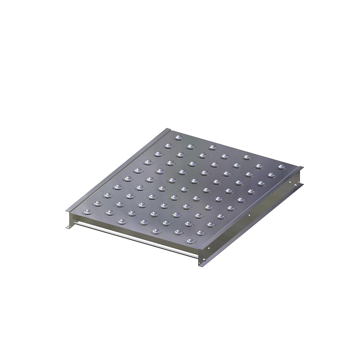 Table à billes porteuses – Gura, largeur voie 750 mm, longueur 1000 mm, écartement de 100 mm