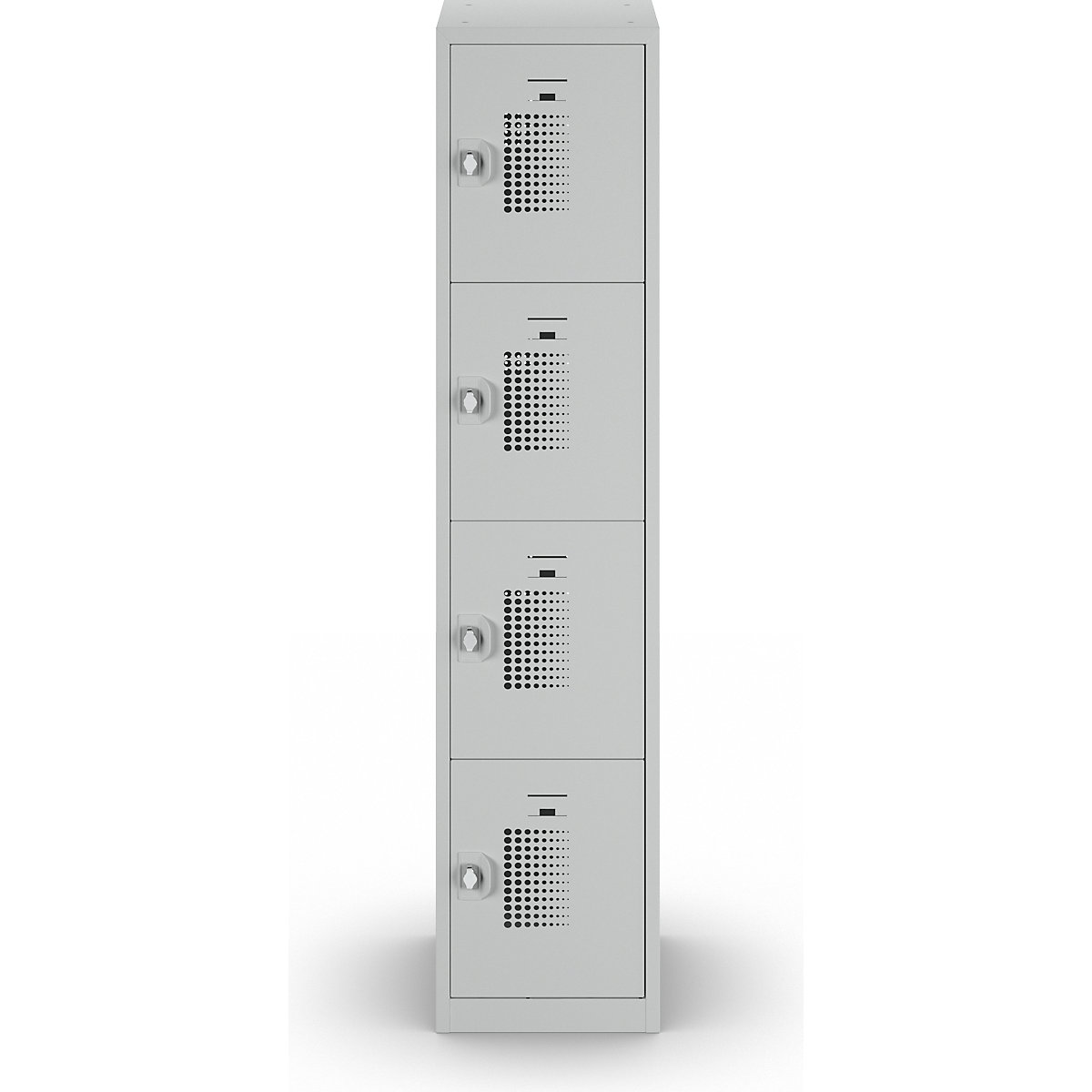 Amsterdam 4-fold compartment locker – eurokraft basic (Product illustration 3)-2