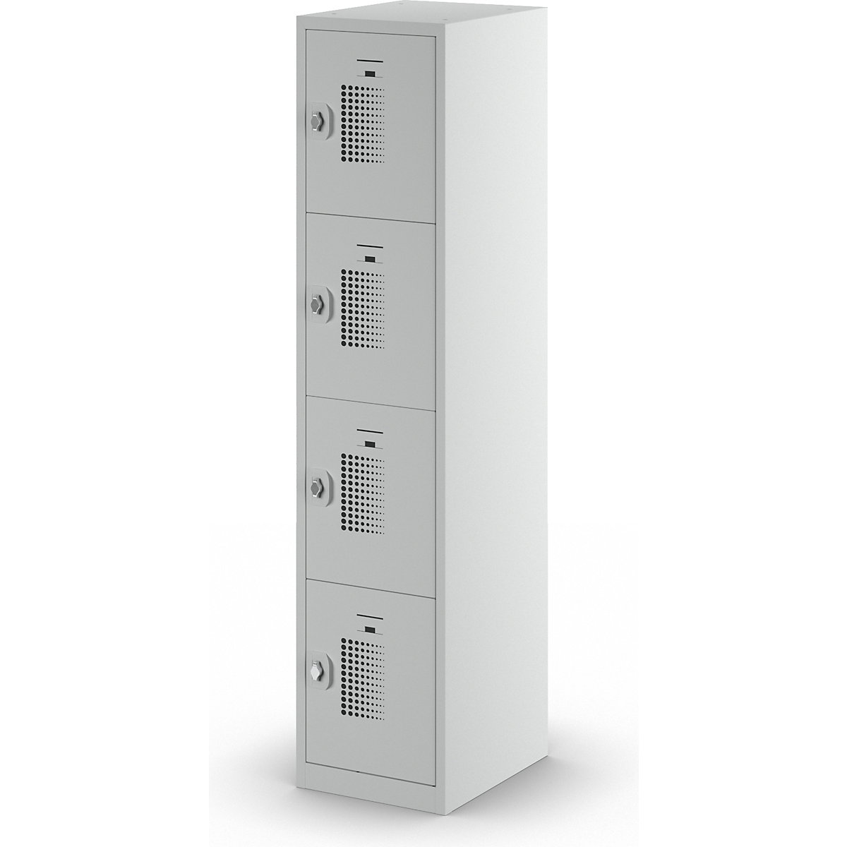Amsterdam 4-fold compartment locker – eurokraft basic (Product illustration 4)-3