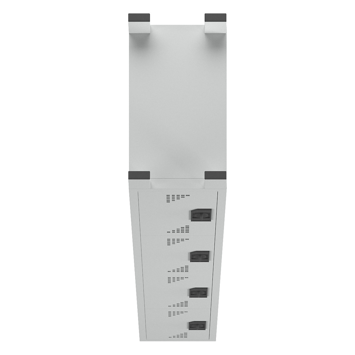 Bremen 4-fold compartment locker – eurokraft pro (Product illustration 7)-6