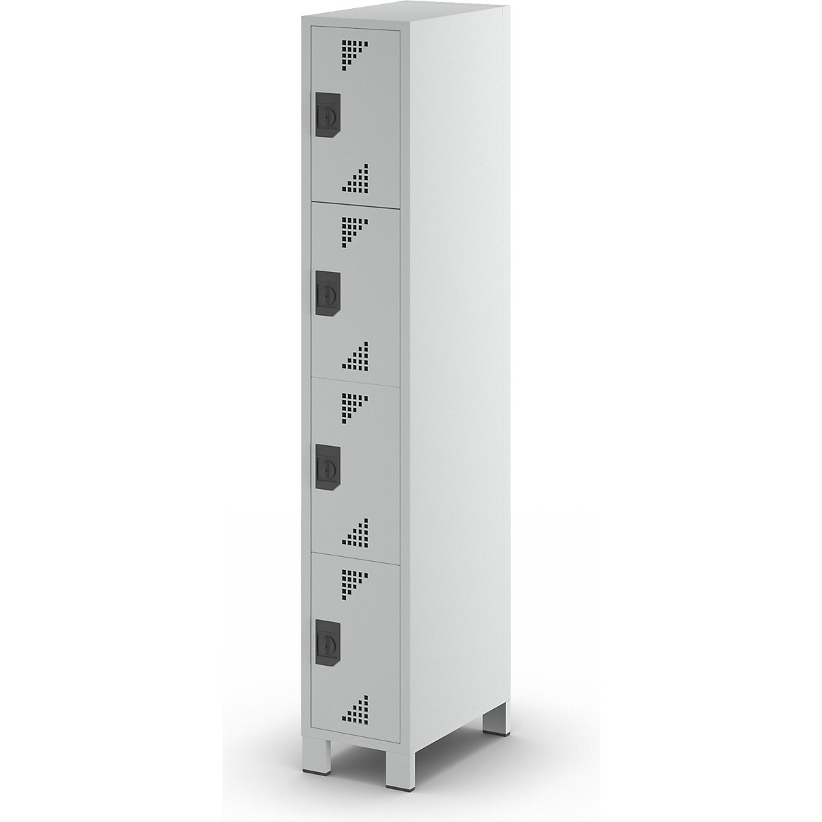 Bremen 4-fold compartment locker – eurokraft pro (Product illustration 8)-7
