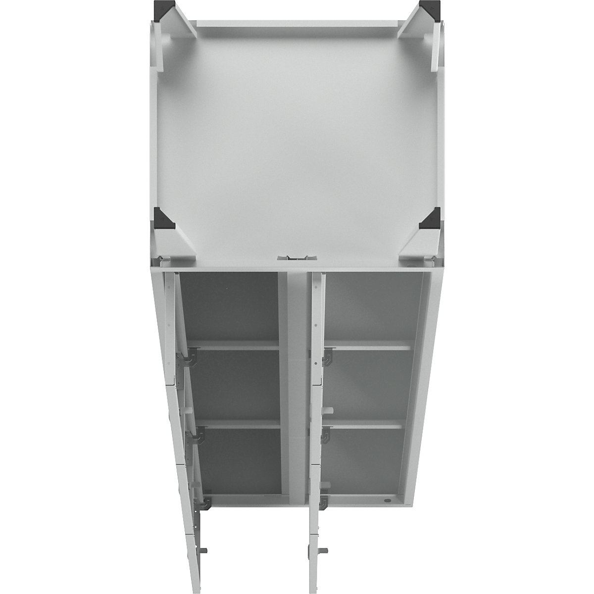 Munich 3-fold compartment locker – Wolf (Product illustration 3)-2
