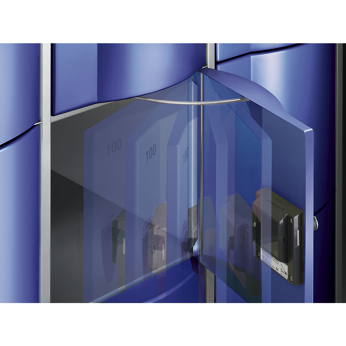 Resisto 4-fold compartment locker – C+P (Product illustration 3)-2