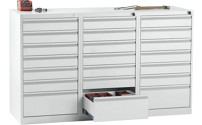 Drawer cupboard, steel