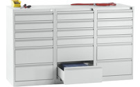 Drawer cupboard, steel