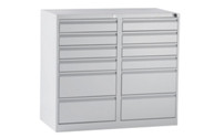Drawer cupboard, steel
