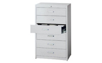 Card file cabinet, bar handles