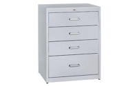 Card file cabinet, bar handles