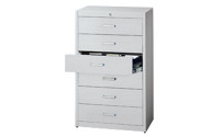 Card file cabinet, bar handles