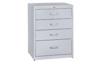 Card file cabinet, bar handles