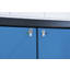Hazardous goods storage cupboard, fire resistant