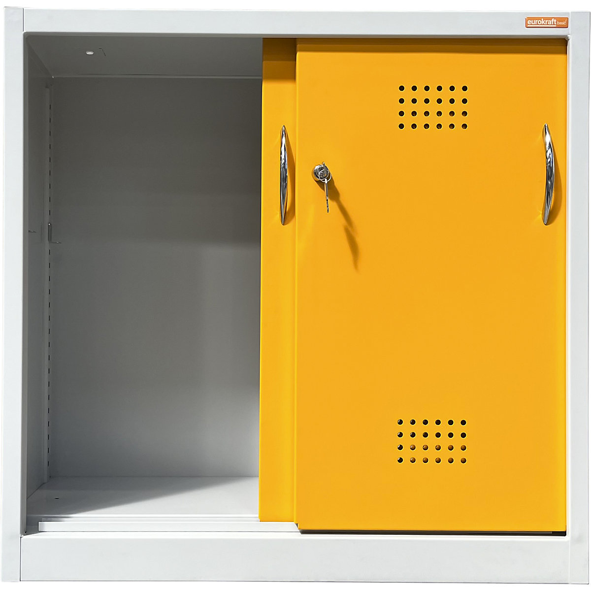 Empty environmental cupboard housing with sliding doors - eurokraft basic