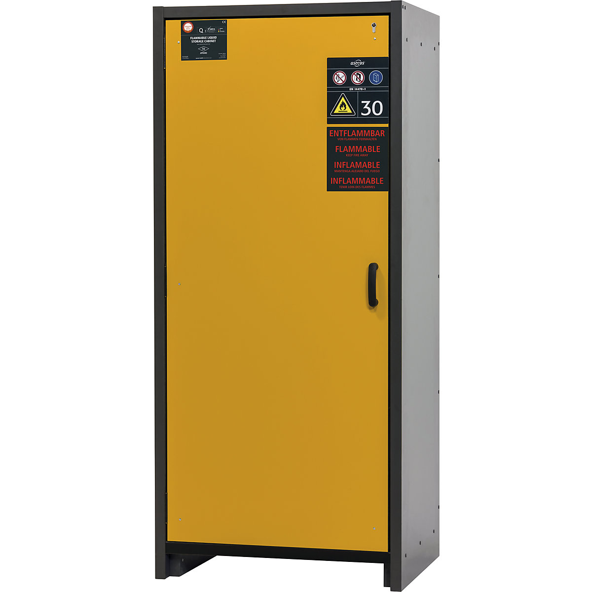 FM/UL/ULC/Type 30 fire resistant hazardous goods storage cupboard - asecos