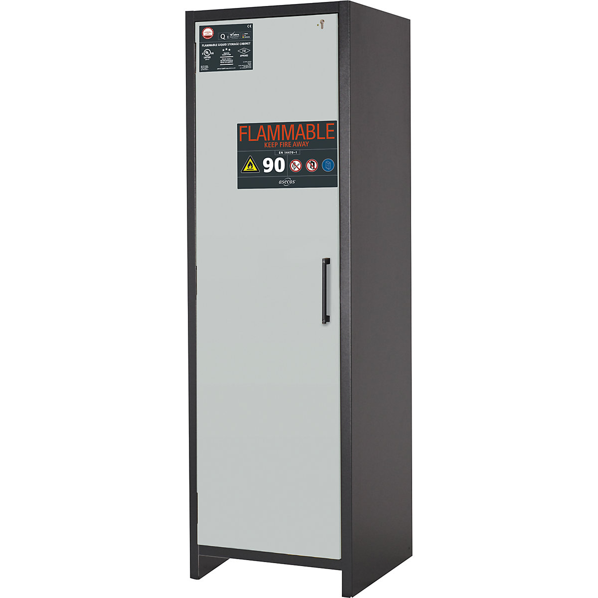 FM/UL/ULC/Type 90 fire resistant hazardous goods storage cupboard - asecos