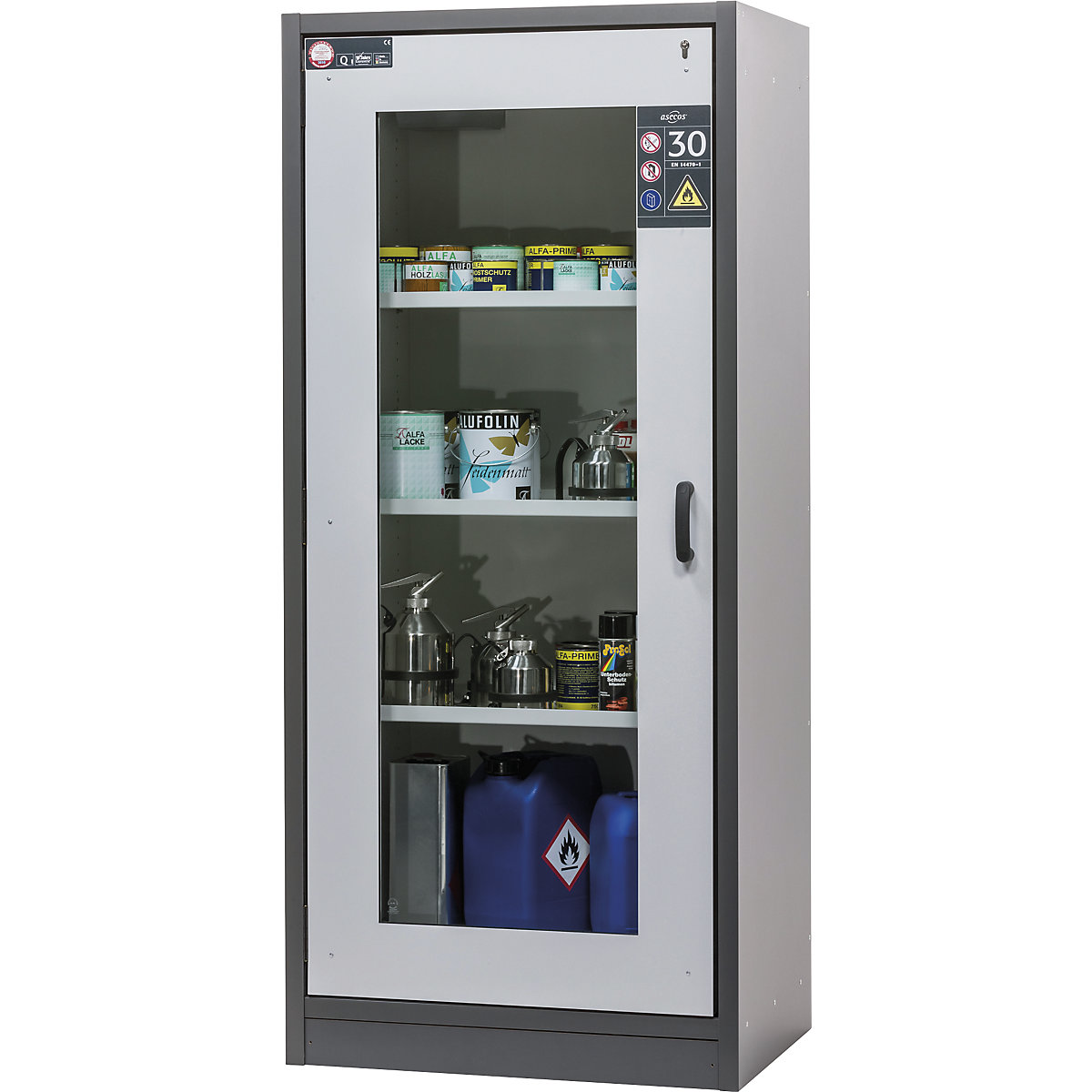 Fire resistant hazardous goods cupboard, type 30 - asecos