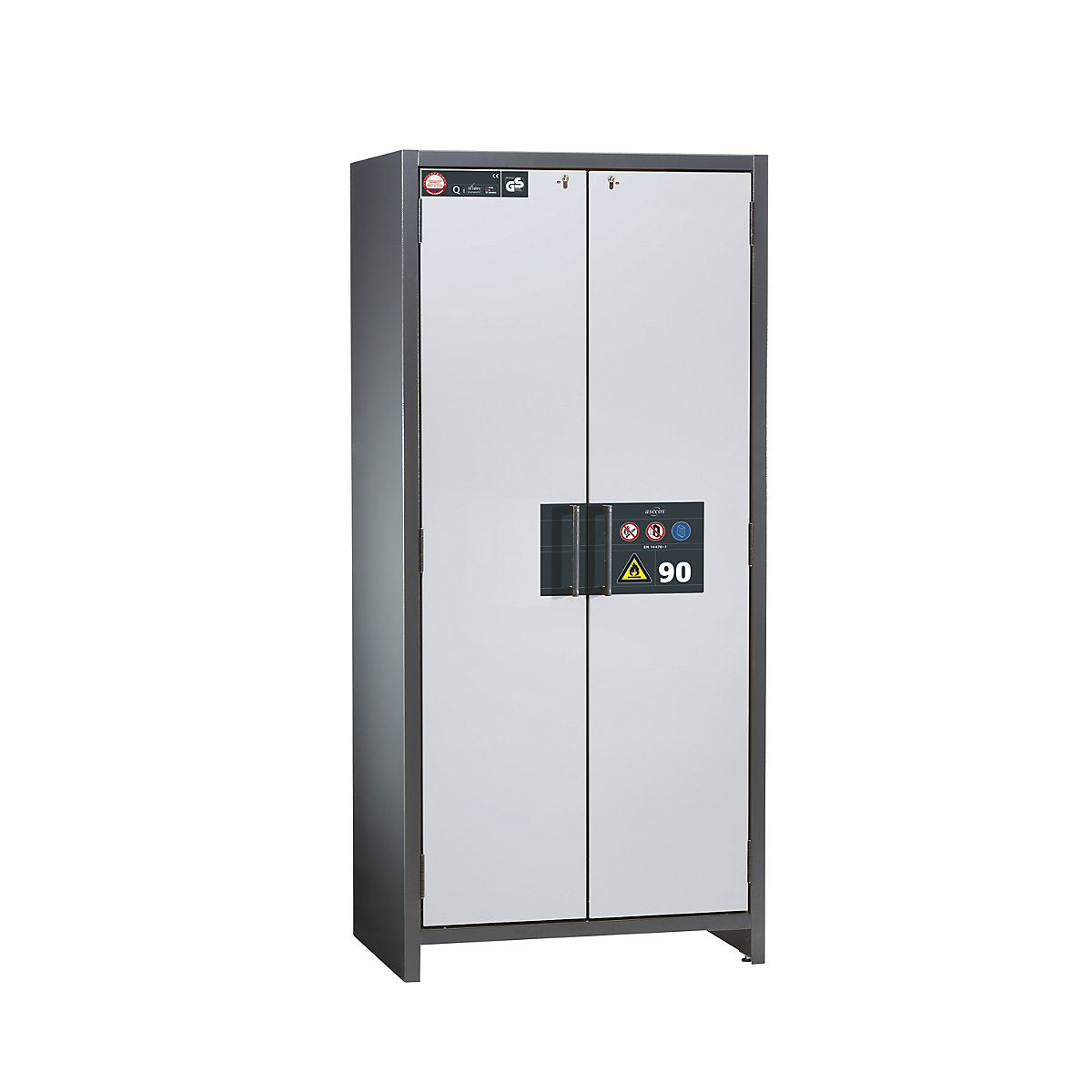Fire resistant industrial hazardous goods cupboard, type 90 - asecos
