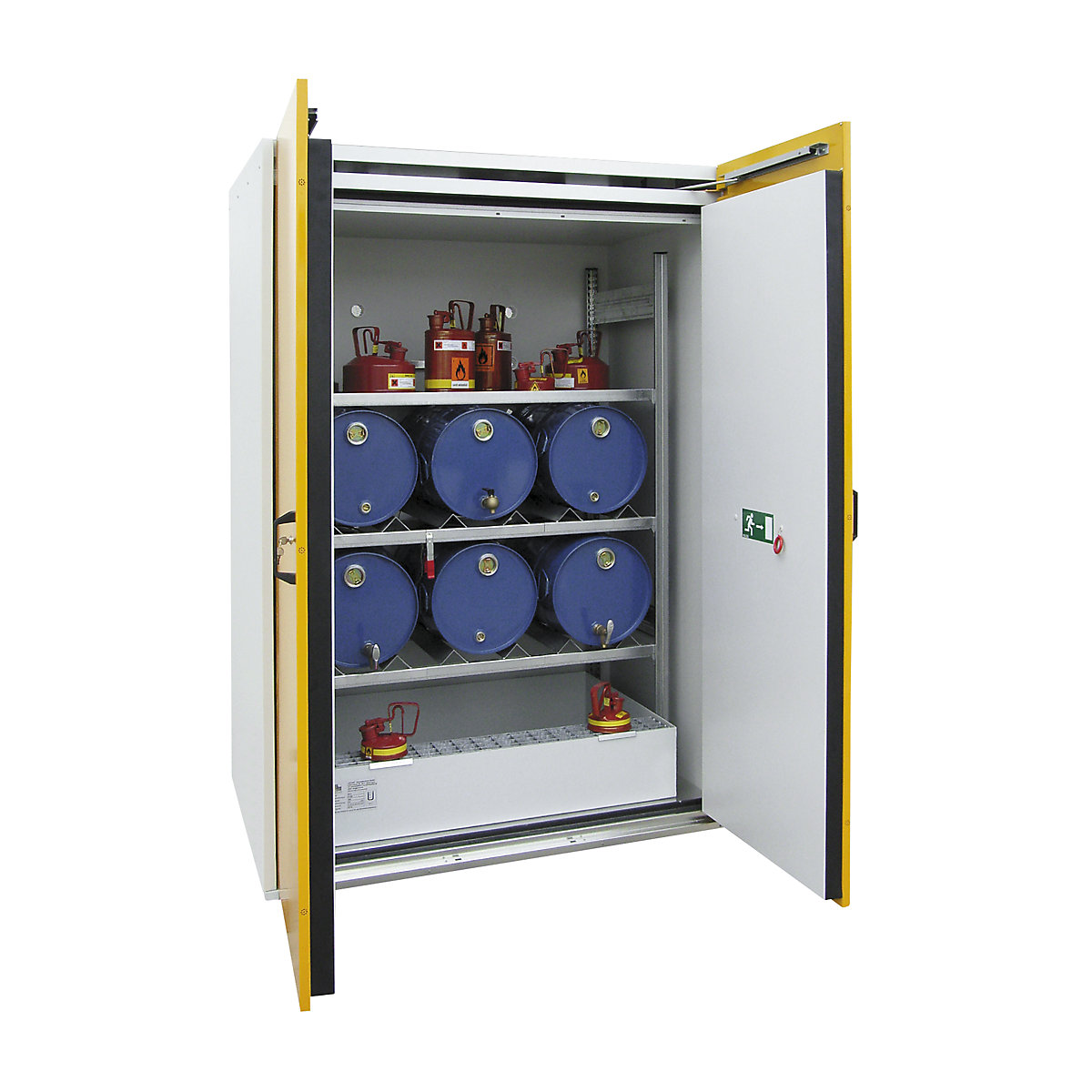 Type 90 drum cupboard, fire resistant - LaCont