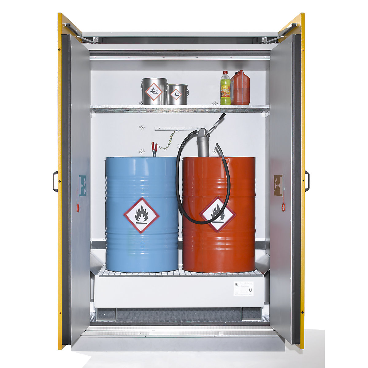 Type 90 drum cupboard, fire resistant - LaCont