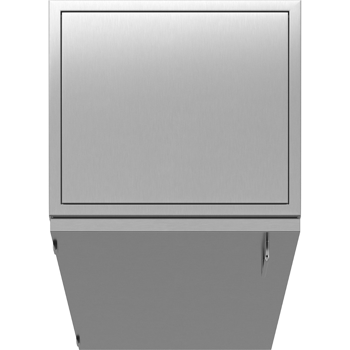 Cleanroom wall mounted cupboard made of stainless steel (Product illustration 3)-2