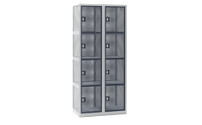 Perforated sheet metal locker