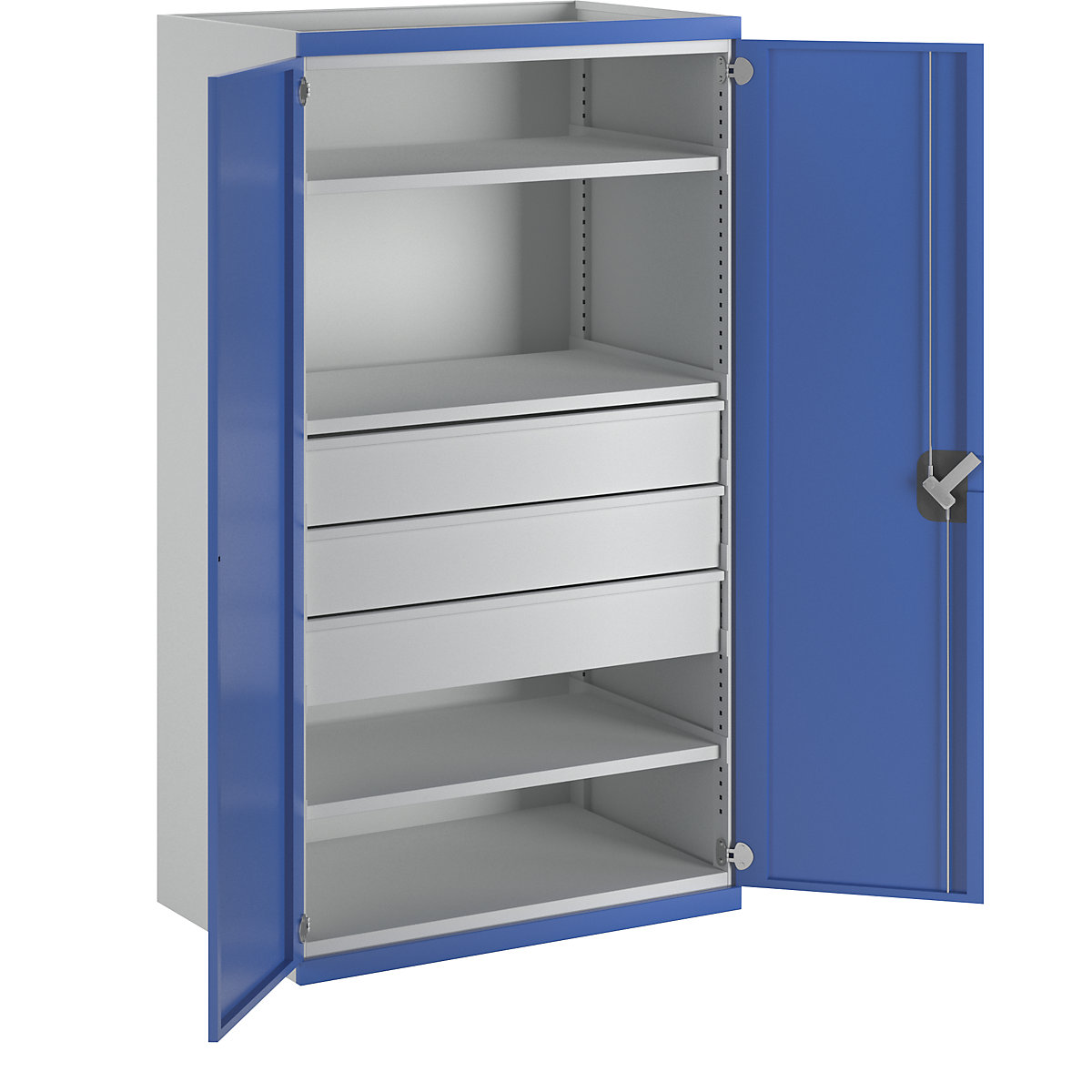 Heavy duty cupboard with 3 shelves - ANKE