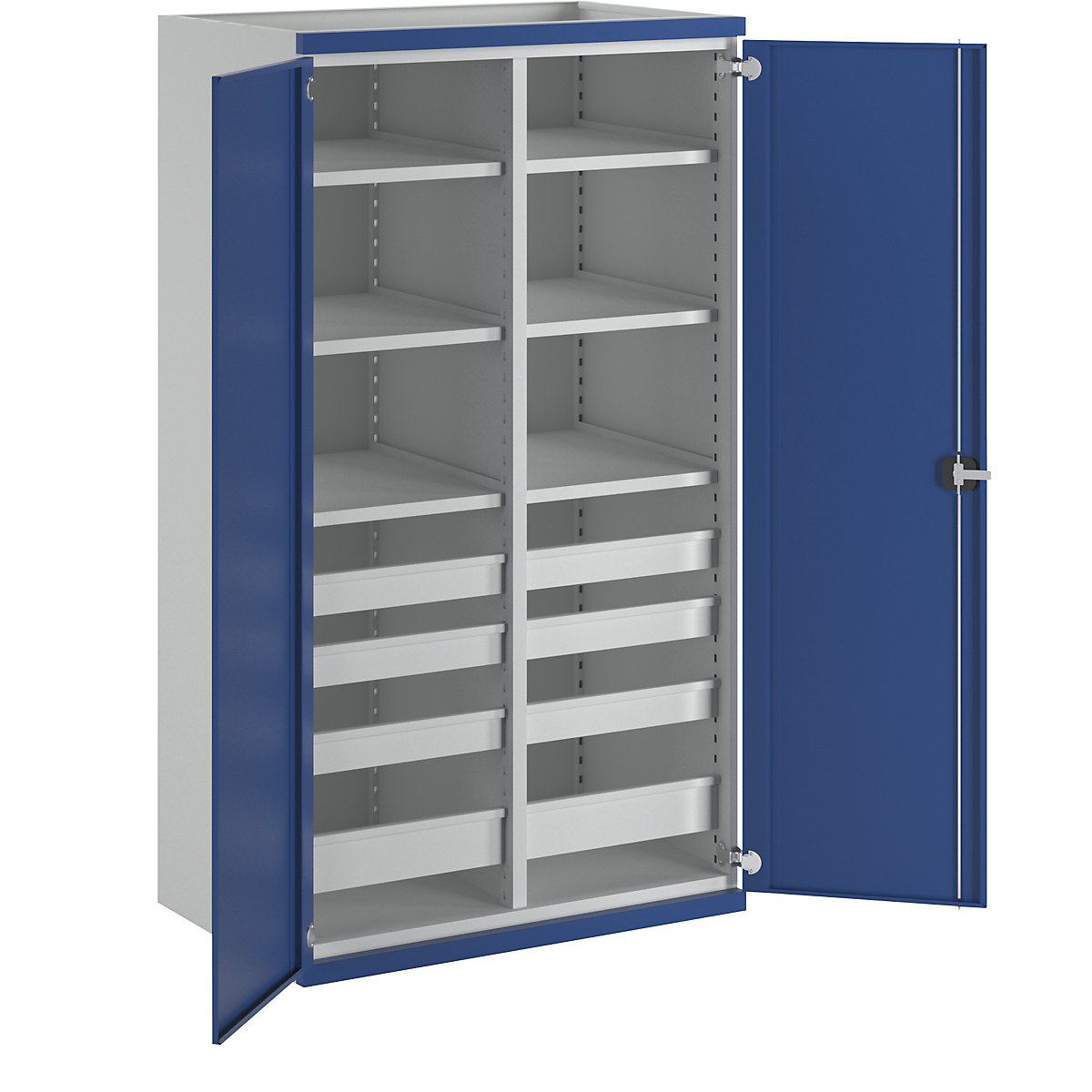 Heavy duty cupboard with centre partition - ANKE