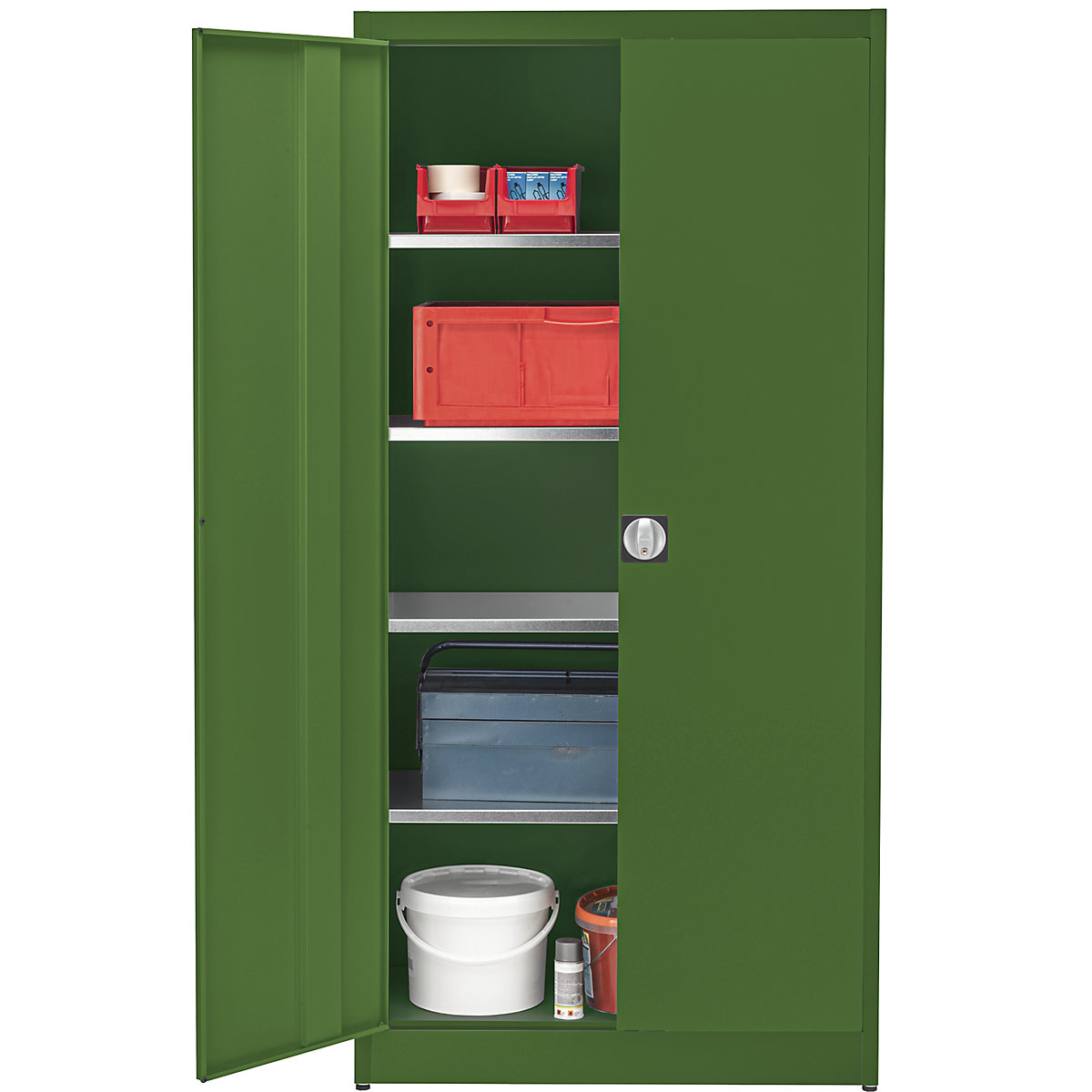 Storage cupboard, HxW 1950 x 950 mm - mauser