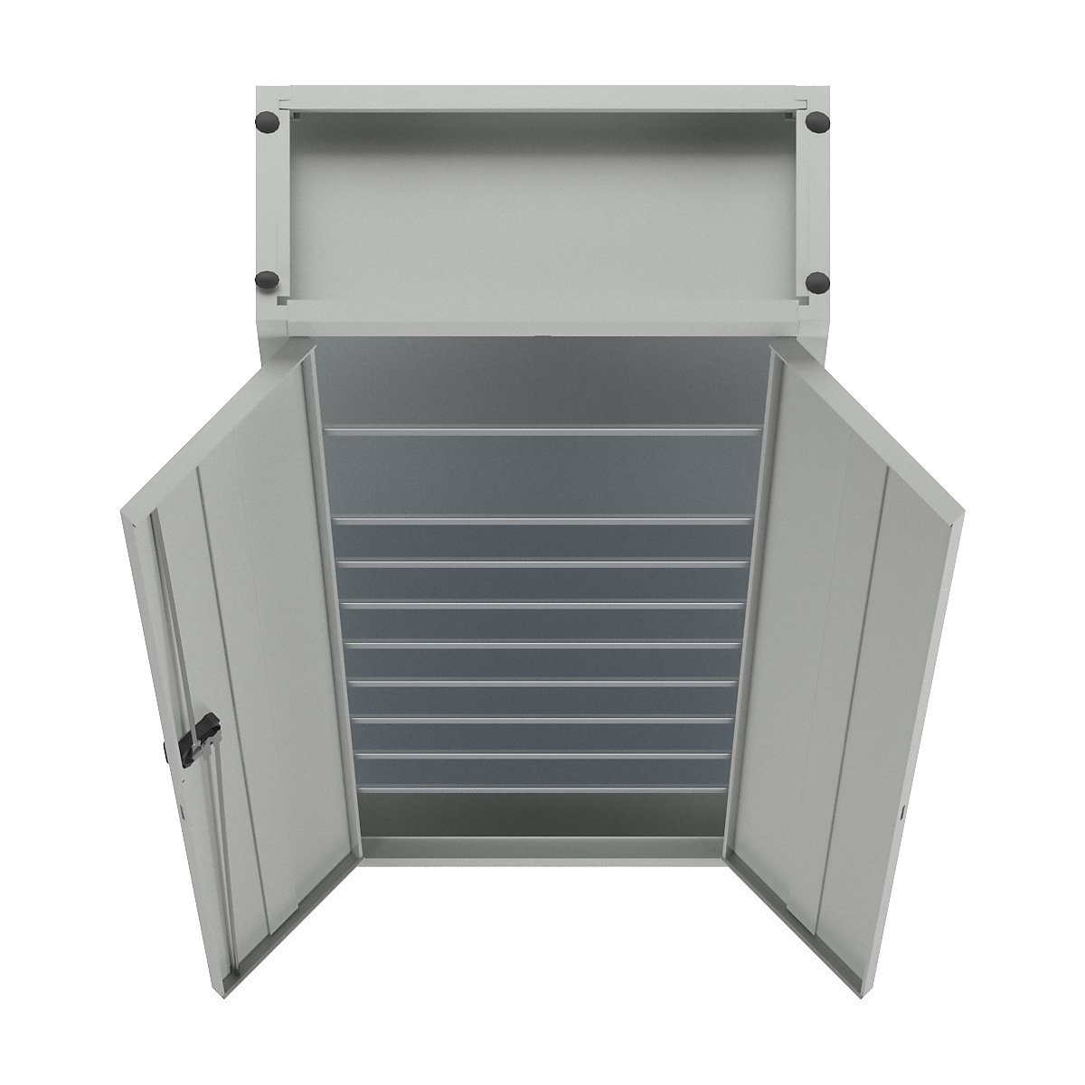 Storage cupboard, without open fronted storage bins – mauser (Product illustration 4)-3