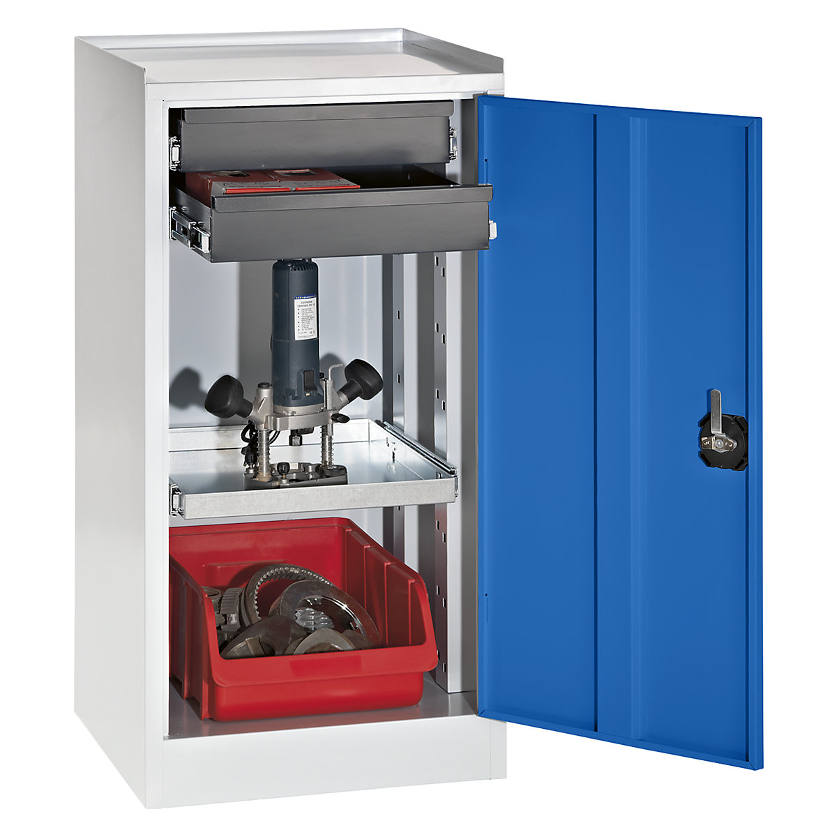 Tool and side cupboard - eurokraft pro