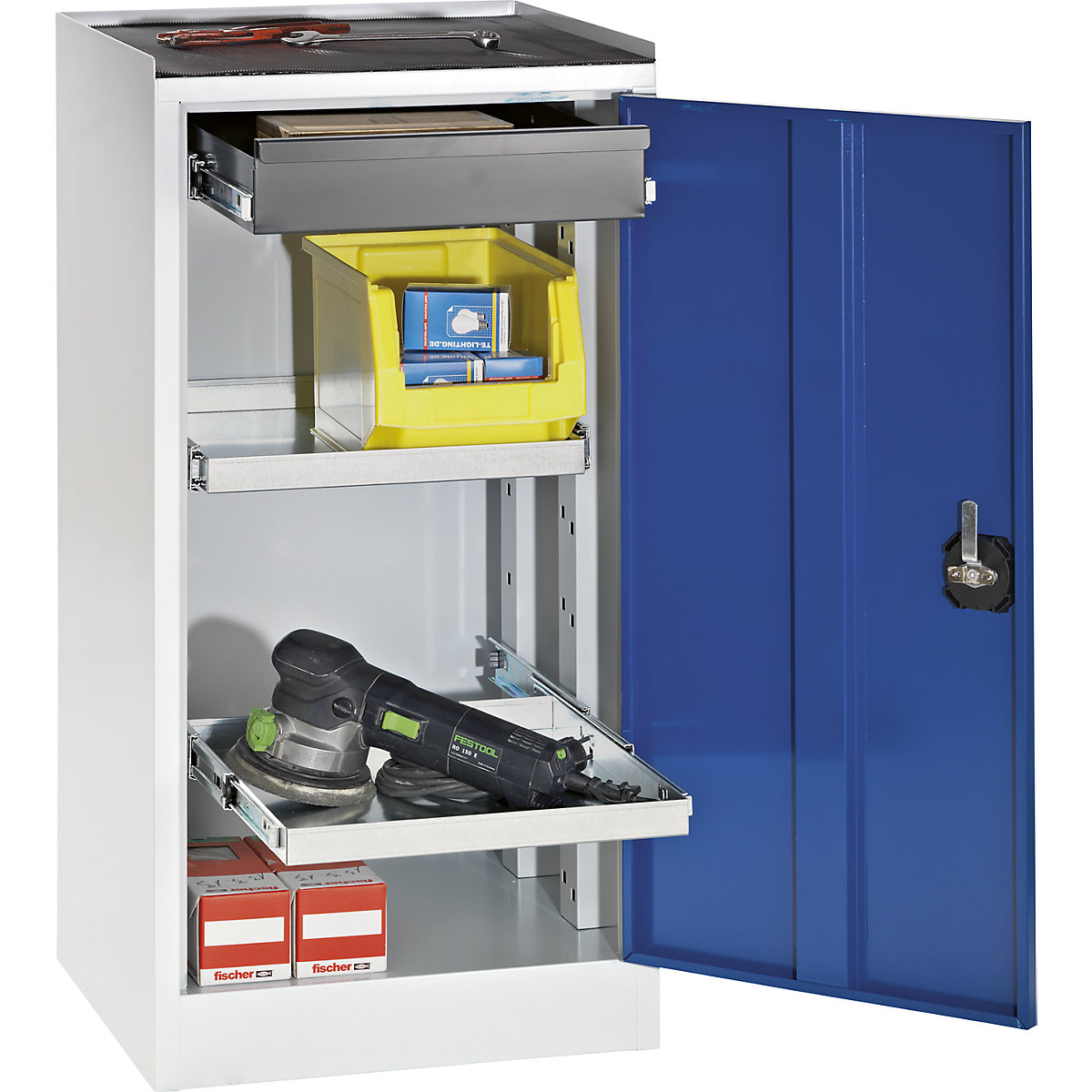 Tool and side cupboard - eurokraft pro