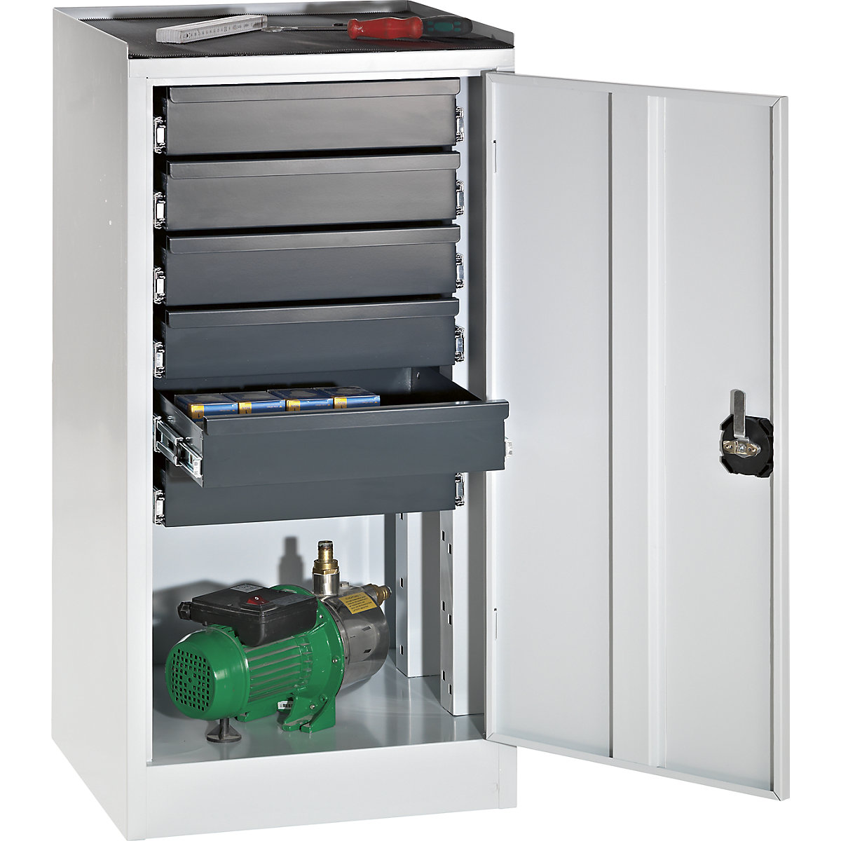 Tool and side cupboard - eurokraft pro