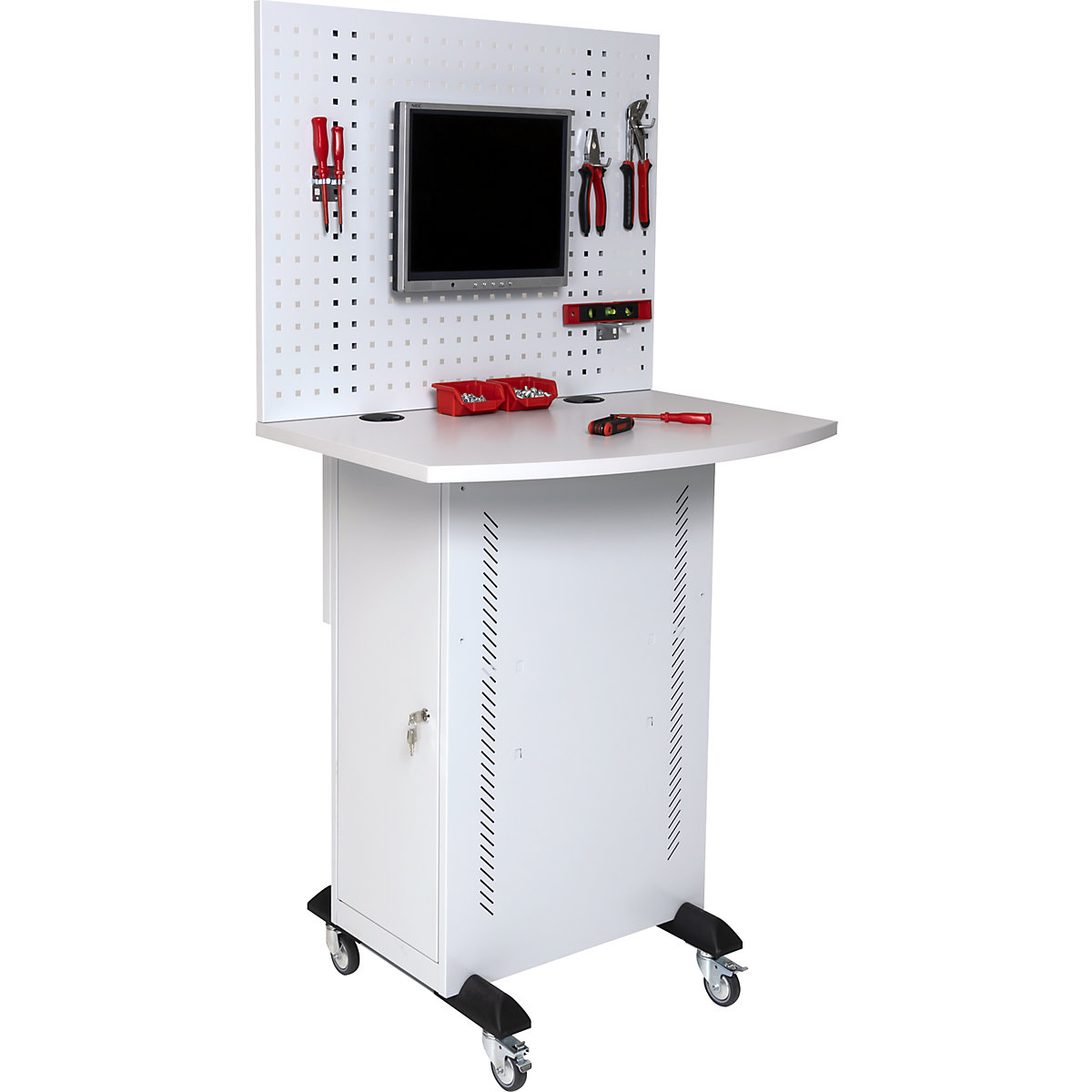 Computer cupboard – eurokraft basic (Product illustration 6)-5