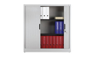 Roller shutter cupboard with horizontal shutter