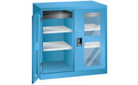 Double door cupboard, 2 shelves