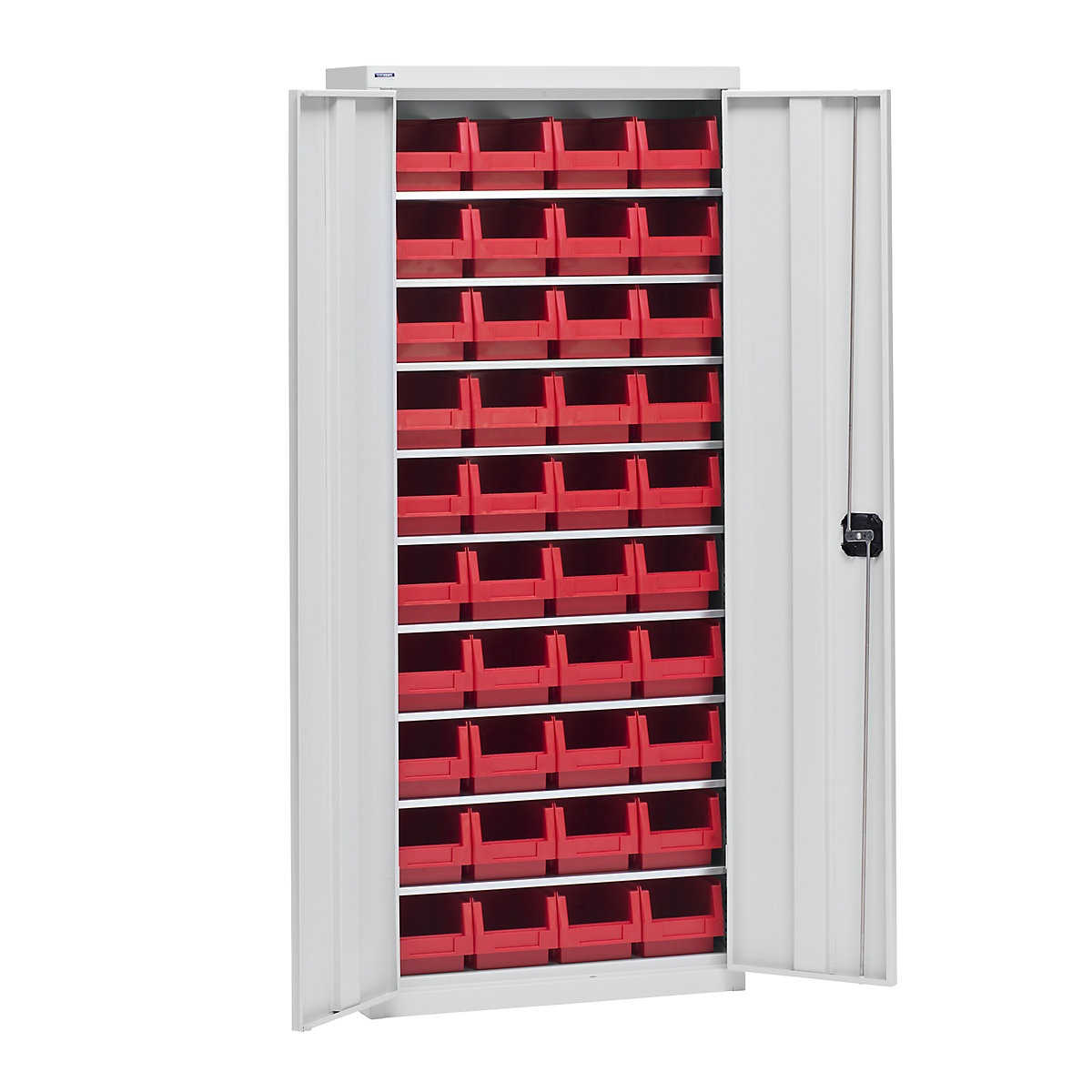 Storage cupboard with storage boxes - eurokraft pro